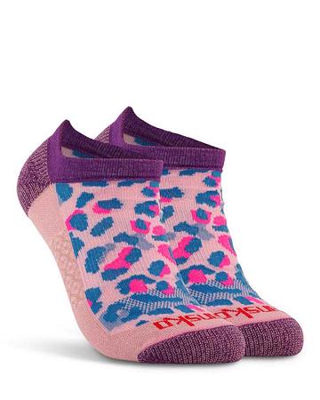 Chaussettes Dansko Cheetah Low Cut Femme Rose | FR 759QMA